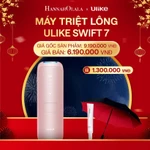 [Hannah LIVE]Máy triệt lông Ulike Swift 7 công nghệ làm mát Ice Cooling IPL Sapphire Hồng — ảnh 1