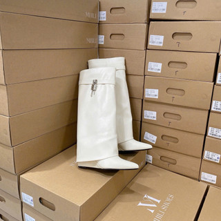 Boot Đùi Cao Tag Khóa Hàng Nhập QC Fullbox / Mieo Shoes B861 B862