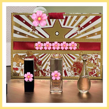 Set quà tặng mini fullbox phiên bản giới hạn 3 món serum, nước hoa và son 720 satin kèm túi hãng