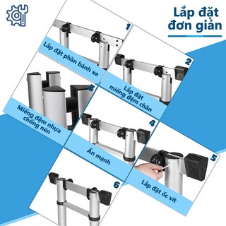 Thang Rút Nhôm Inox Chữ A Chữ I Nhập Khẩu Thang Rút Đôi Đơn Chất Liệu Nhôm Inox Cao 1.9M 2.7M 3.9M 5.1M 6M