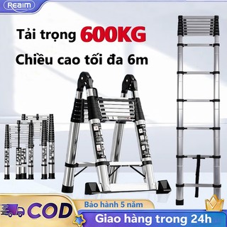 Thang Rút Nhôm Inox Chữ A Chữ I Nhập Khẩu Thang Rút Đôi Đơn Chất Liệu Nhôm Inox Cao 1.9M 2.7M 3.9M 5.1M 6M