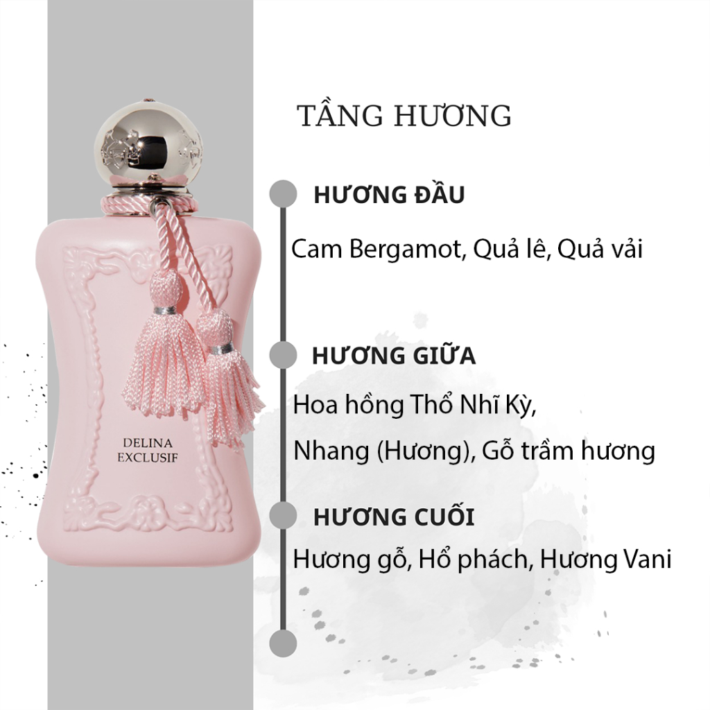 Nước hoa nữ NANMY Delina Exclusif | Nước Hoa Nữ EDP 10ml phong cách Nữ tính, Quyến rũ, Nổi bật, Sang trọng