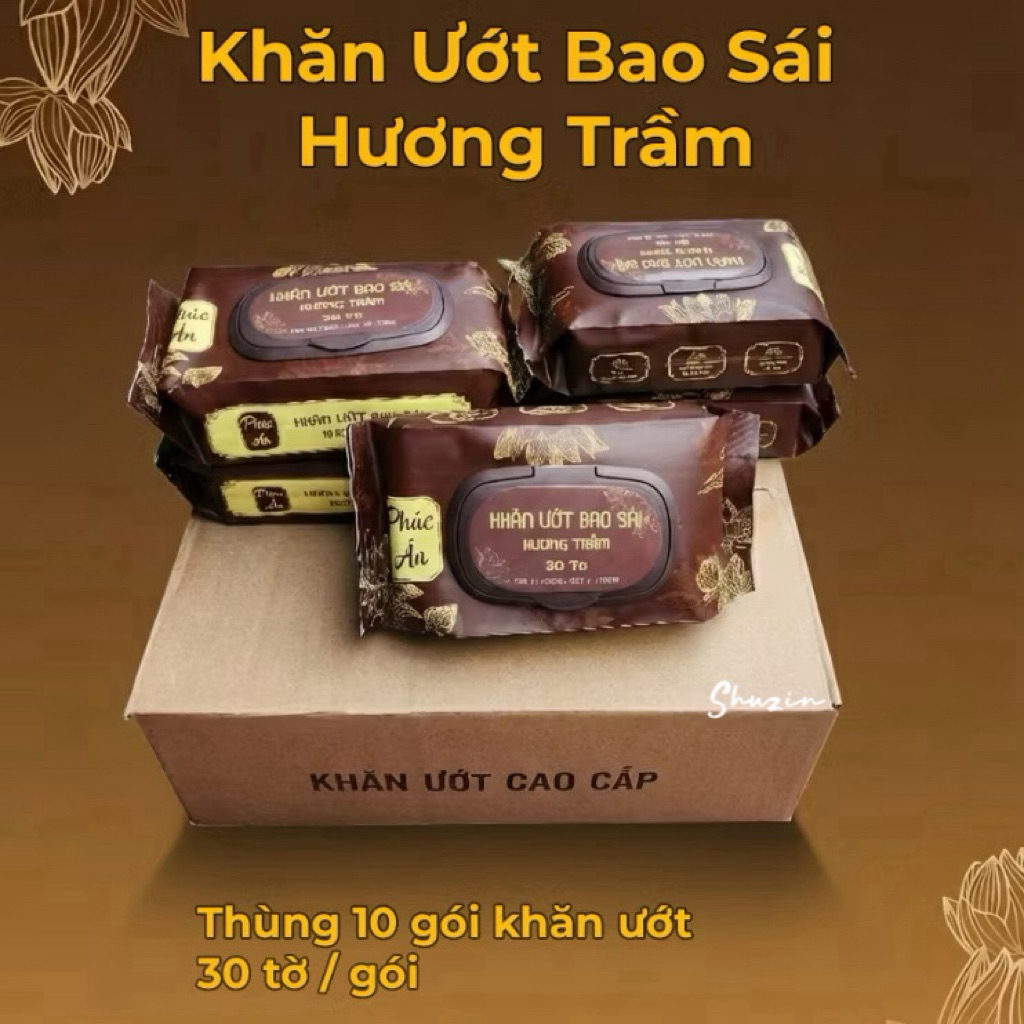 Khăn Ướt Lau Ban Thờ - Khăn Bao Sái Phúc Ân