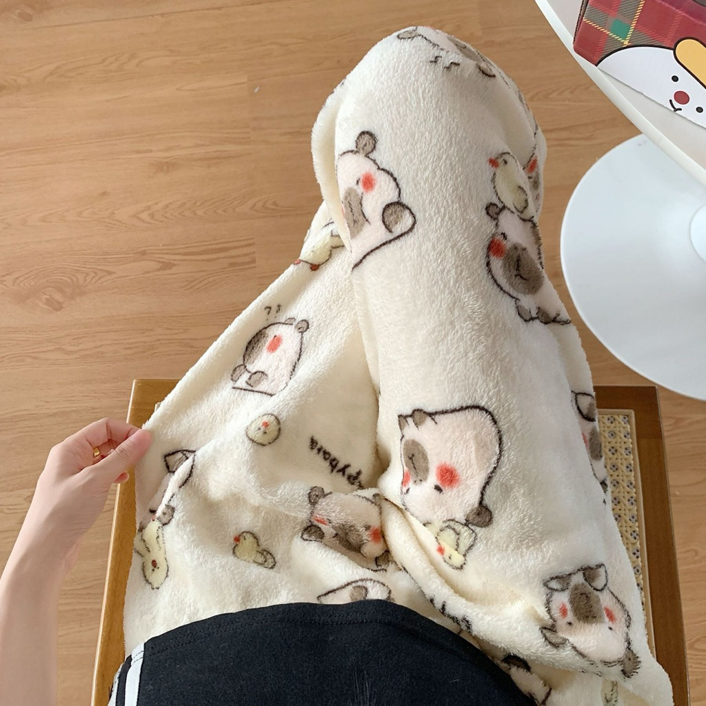 Quần Dài Mặc Nhà Nỉ Bông Mềm Mịn Họa Tiết Stitch Dễ Thương