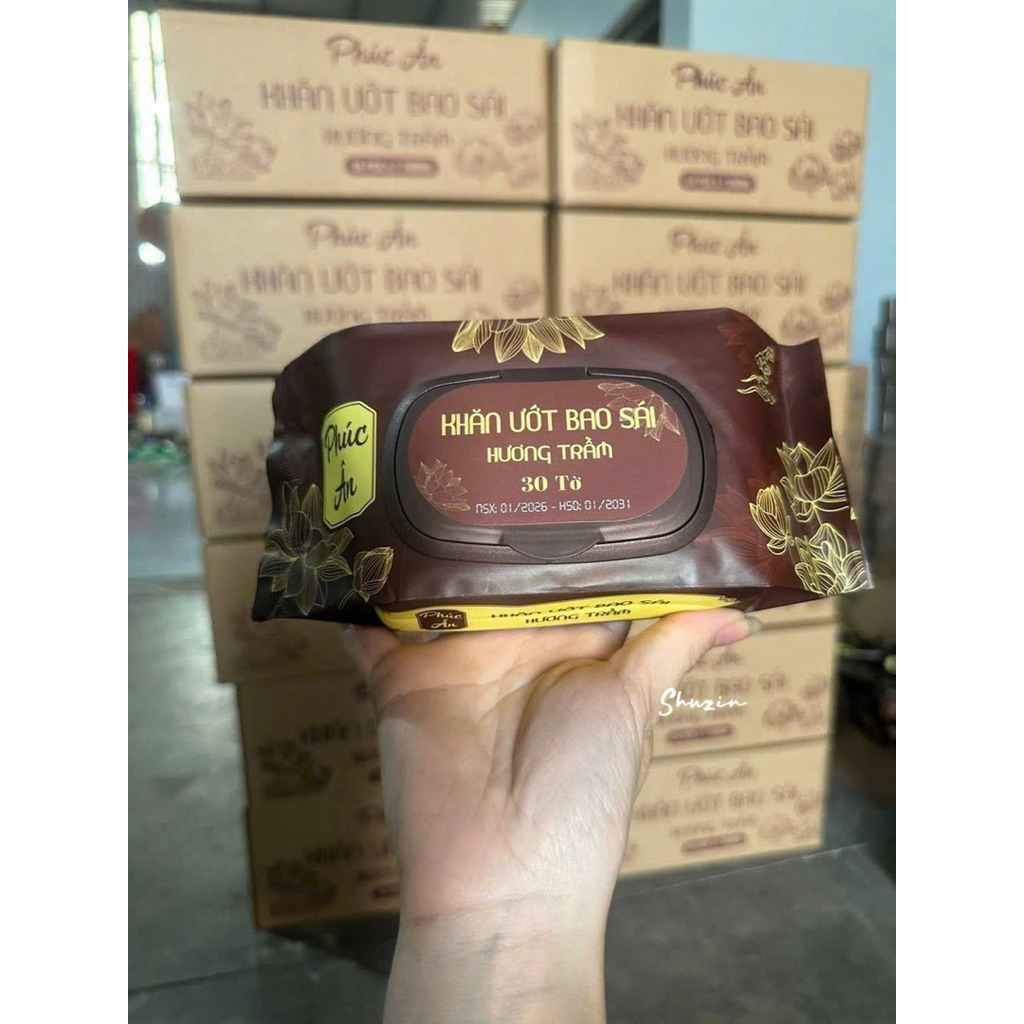 Khăn Ướt Lau Ban Thờ - Khăn Bao Sái Phúc Ân