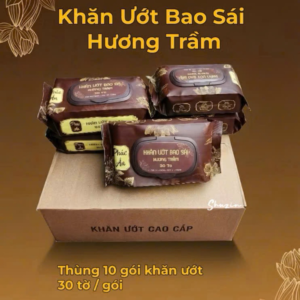Khăn Ướt Lau Ban Thờ - Khăn Bao Sái Phúc Ân