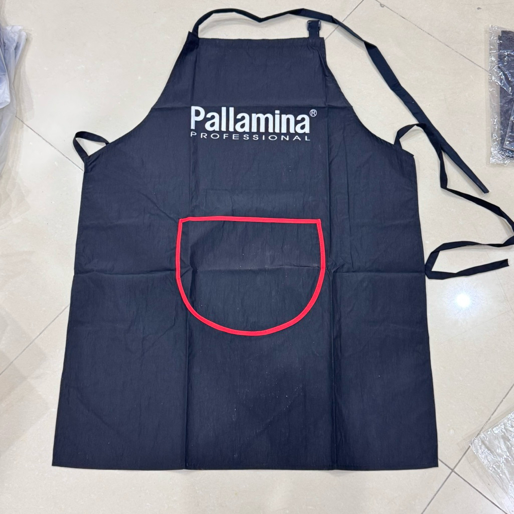COMBO 5 ÁO TẠP DỀ CHO THỢ TÓC CHUYÊN NGHIỆP SALON HÃNG PALLAMINA MÀU ĐEN