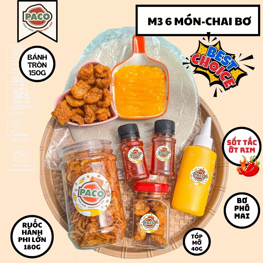 Combo bánh tráng phơi sương 10 món gồm 2 sấp bánh kèm topping ngon đồ ăn vặt cho giới trẻ Sài Thành