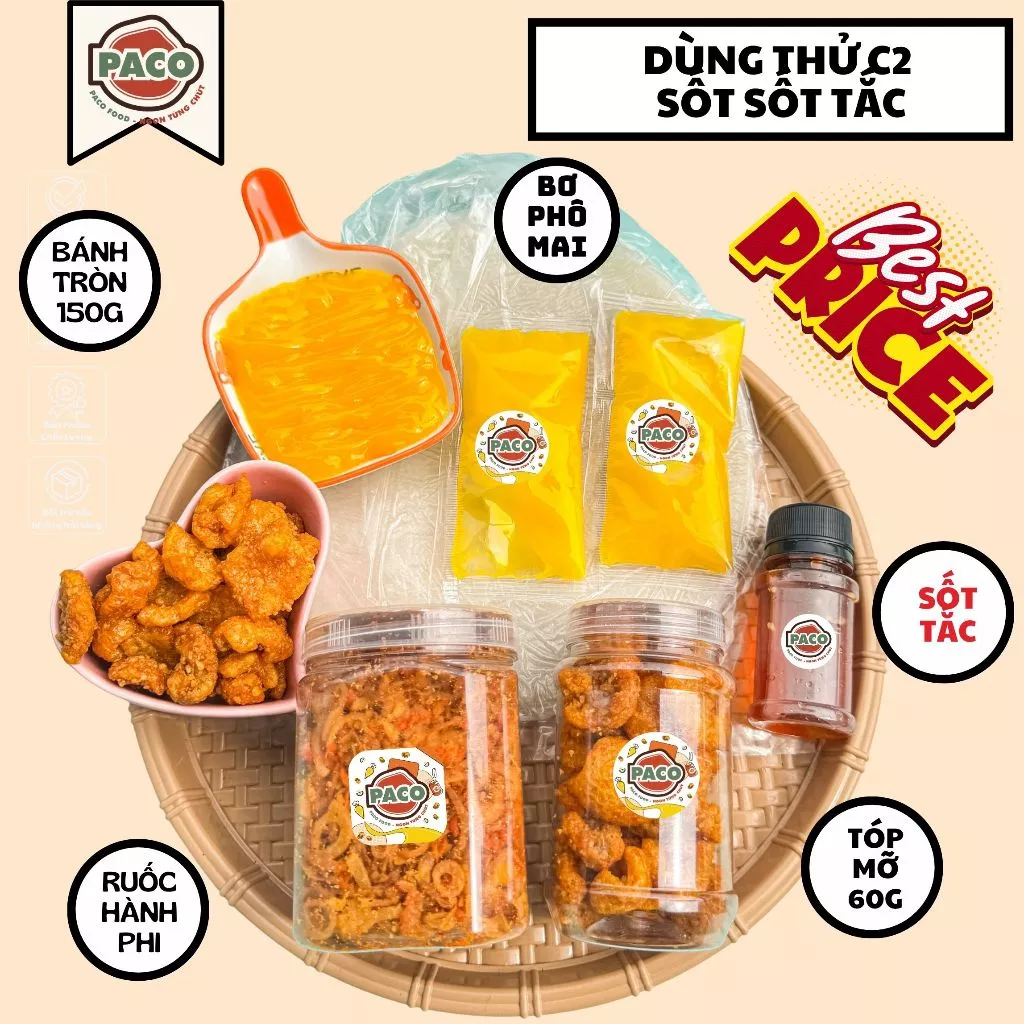 Combo bánh tráng phơi sương 10 món gồm 2 sấp bánh kèm topping ngon đồ ăn vặt cho giới trẻ Sài Thành