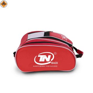 Túi Đựng Giày Thể Thao Màu Đỏ TNBags TN.B 9002 – 2 Ngăn Tiện Lợi, Chống Thấm, Phong Cách Mạnh Mẽ!