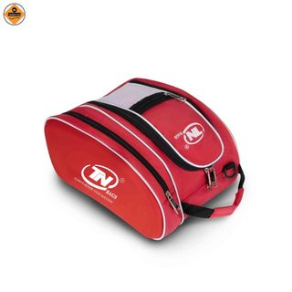 Túi Đựng Giày Thể Thao Màu Đỏ TNBags TN.B 9002 – 2 Ngăn Tiện Lợi, Chống Thấm, Phong Cách Mạnh Mẽ!