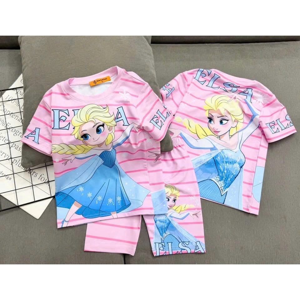 👕👖 ĐỒ BỘ BÉ GÁI – CHO BÉ THÊM ĐÁNG YÊU VÀ THOẢI MÁI 🌸 12-40kg 3DBGL224