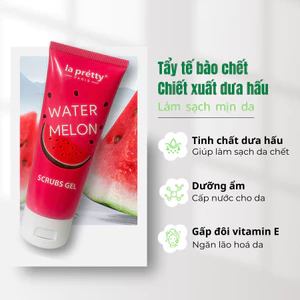 Tẩy tế bào chết chiết xuất dưa hấu La Pretty 180g làm sạch sâu nuôi dưỡng da mịn màng