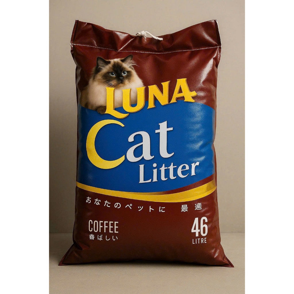 46L Cát Vệ Sinh Mèo Nhật Luna Vón Cục Nhanh Khử Mùi Mạnh Nhiều Hương Thơm Cao Cấp