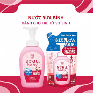 Nước rửa bình sữa ARAU BABY Chai 500ml-Túi 450ml