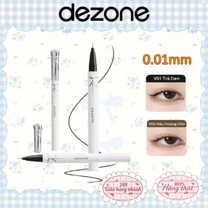 Dezone Bút Kẻ Mắt Nét Mỏng 0.01mm Mượt Mà，chống mồ hôi lâu trôi cực kỳ mịn 3 màu