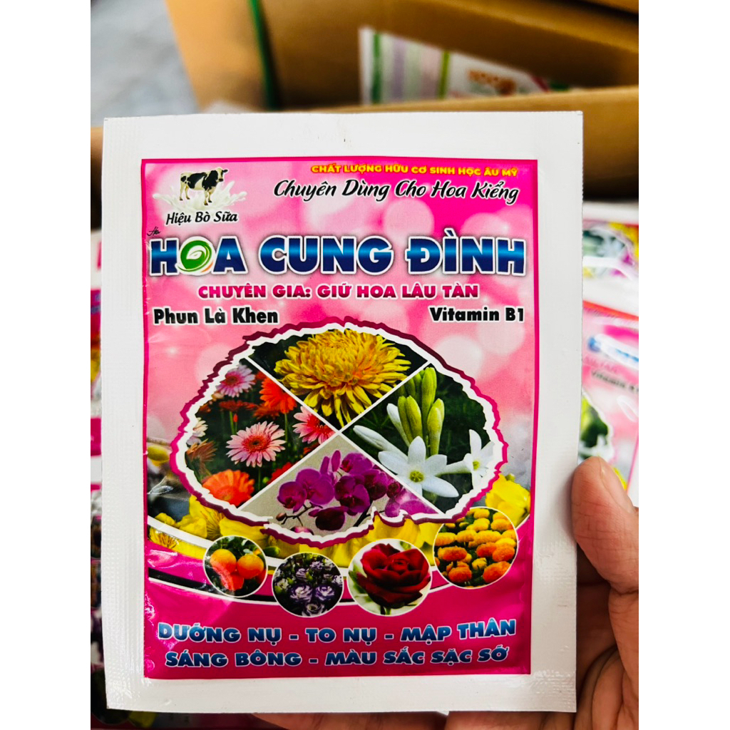 Dưỡng hoa tươi lâu, giữ hoa lâu tàn Hoa Cung Đình gói 30g