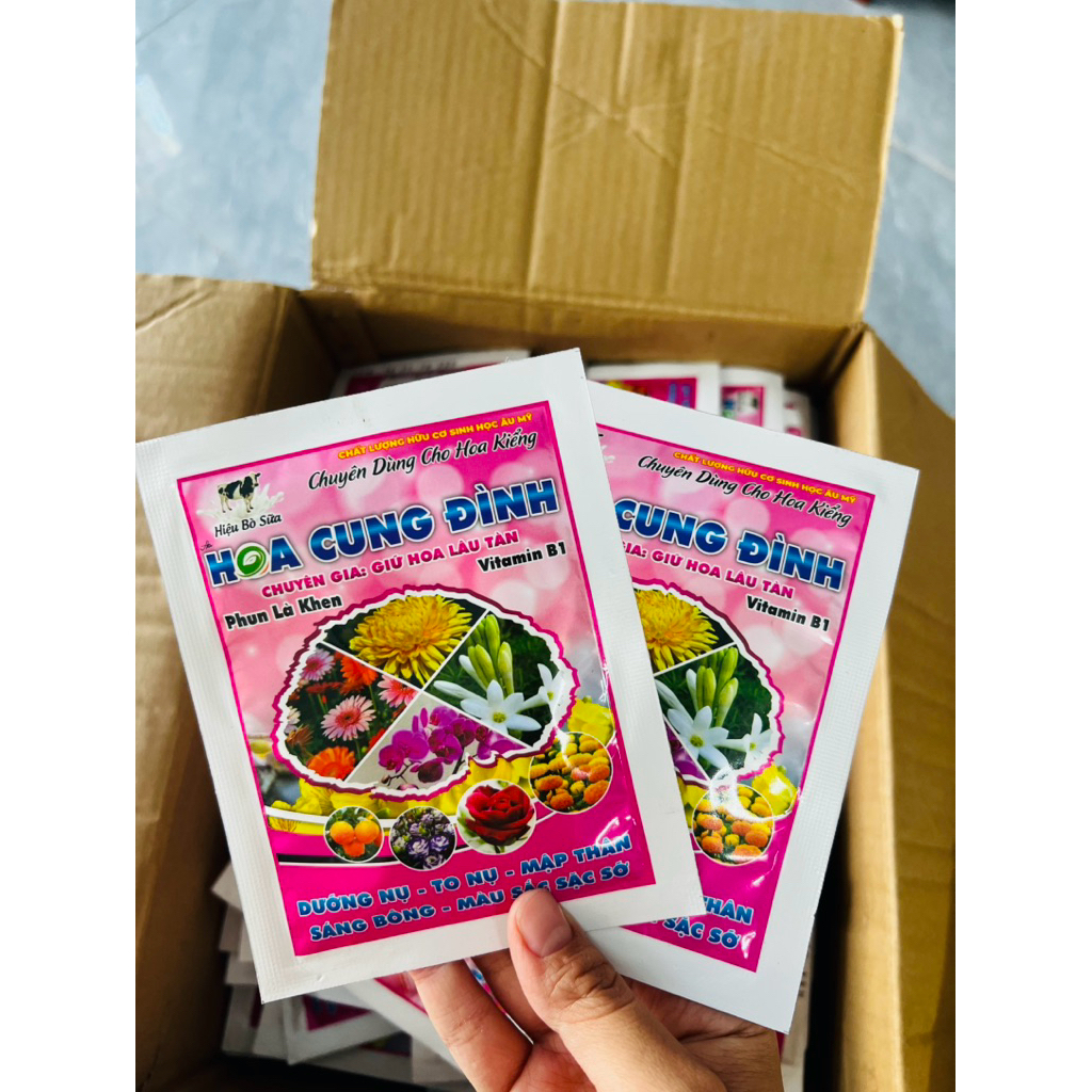 Dưỡng hoa tươi lâu, giữ hoa lâu tàn Hoa Cung Đình gói 30g