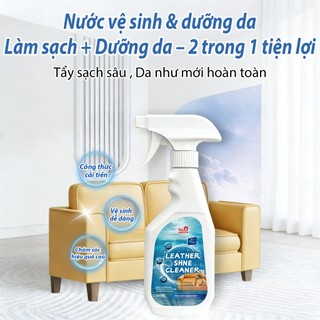 Dung dịch tẩy da sofa đa năng – Làm sạch bẩn, giữ da mềm mại, không xước