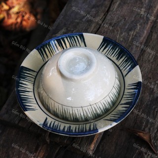 Chén / Dĩa Phết Xanh Lá Già Nam Bộ Men Trong Mới - Gốm Xưa Lái Thiêu Cho Người Hoài Niệm - Gốm Nam Bộ