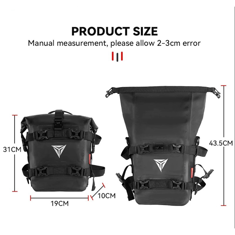 Xe máy bumper chống va chạm túi dải chống thấm nước và chống mài mòn đa chức năng công suất lớn thiết bị du lịch