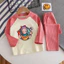 🌸 ĐỒ BỘ BÉ GÁI DÀI TAY GÂN MỀM MỊN – HÌNH DỄ THƯƠNG 🌸 DG492