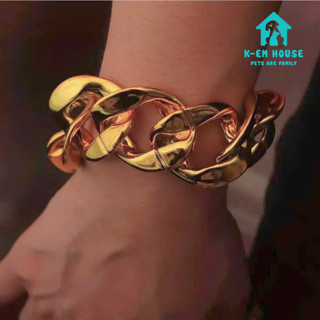 Dây Chuyền Vàng Giả Khổng Lồ Bản Bự 3.5CM - Vòng Cổ Vàng To Style HipHop, Đạo Cụ Phụ Kiện  Biểu Diễn