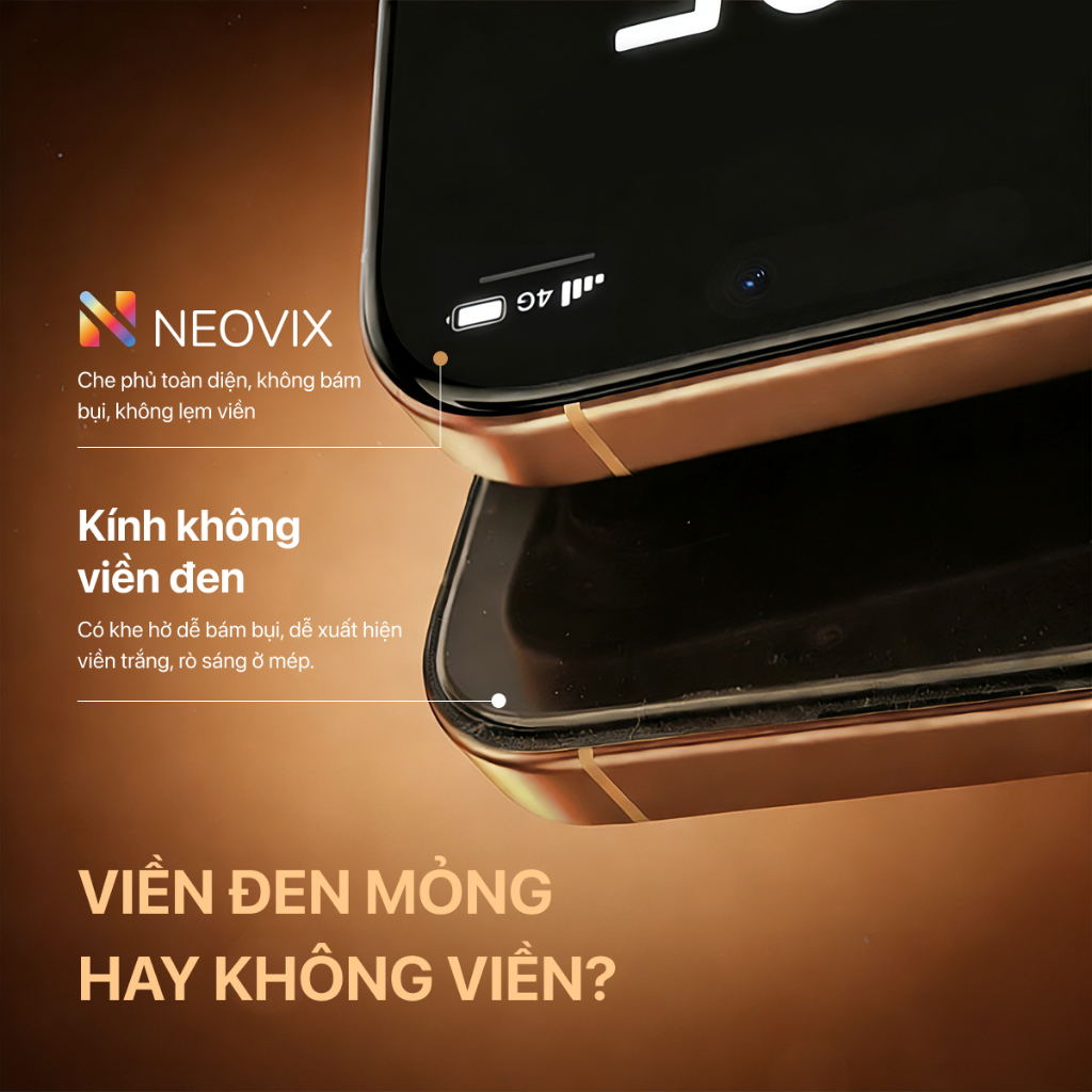【17 16 Pro Max】Kính Cường Lực iPhone Chống Nhìn Trộm Trong Suốt Khung Tự Dán Viền Đen Mỏng Hạn Chế Không Bám Vân Tay Màn