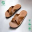Dép Quai Chéo Da Nam Phong Cách Tối Giản , Trẻ Trung Phối Đồ Với Mọi Outfit [ Chéo 5 ]