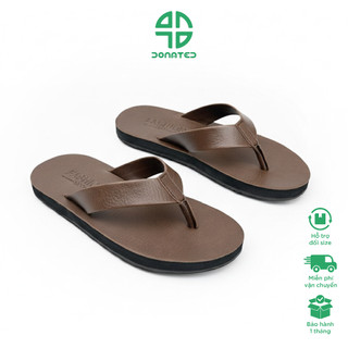 [ 4 ]Dép Kẹp Da Nam, Slipper, Dép Xỏ Ngón Quai Da , Đế Dép Bằng Cao Su Chống Trơn Trượt [ Mã 4 ]