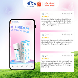 Kem Nám Tàn Nhang, Đều Màu Da, Sáng Da Tự Nhiên, An Toàn, Không Kích Ứng 30g Dr Cosmess Chính Hãng