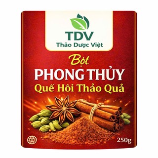 250g Bột Quế Hồi Thảo quả dùng làm phong thủy xông nhà, quán, spa