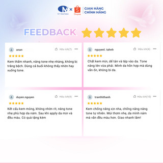 Kem Chống Nắng Cho Da Nám Cystelasma Sunblock Dr Cosmess. Nâng Tông Kiềm Dầu, Sáng Da SPF50+ PA+++
