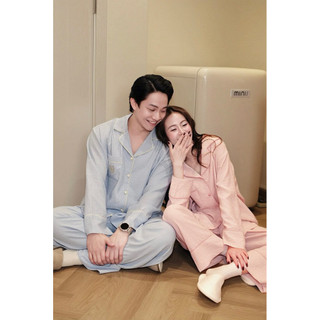 𝗛𝗮̀𝗻𝗴 𝗰𝗵𝗶́𝗻𝗵 𝗵𝗮̃𝗻𝗴 Set ngủ mặc nhà form to nam nữ Muji Unisex thêu túi đũi Nhật mềm - ON WORKSHOP
