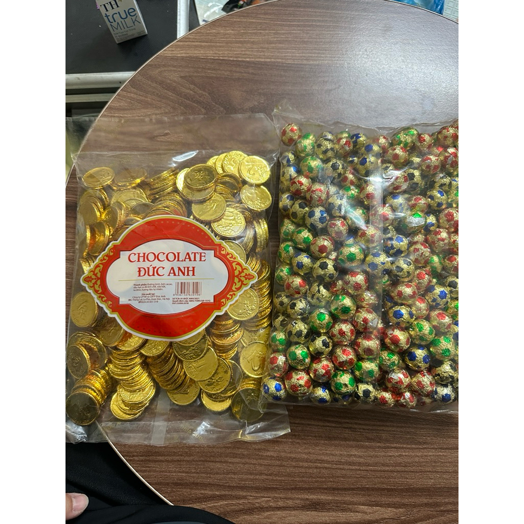 combo 2kg sôcola Đức Anh ( Đồng Tiền, Trái Banh ) quà tết ý nghĩa