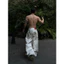 Quần dài Baggy Jeans trắng vẩy sơn ống cong Devotus Local Brand - Ink Pants trắng vẩy sơn