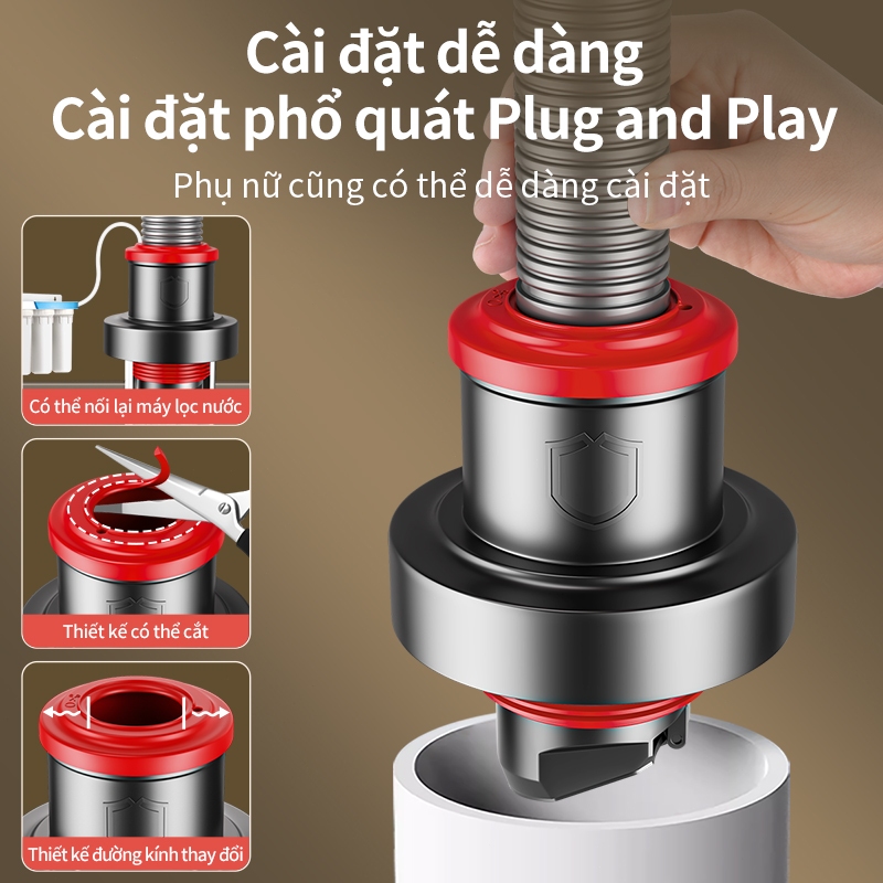 Nút Silicone Ngăn Mùi Hôi, Chống Côn Trùng Ống Thoát Nước Bồn Rửa, Máy Giặt Van 1 Chiều