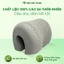 Gối Nằm Cao Su Thiên Nhiên Hoạt Tính Việt Thành Tốt Sức Khoẻ, Chịu Lực, Nâng Đỡ, Ôm Sát Vai Gáy Người Nằm