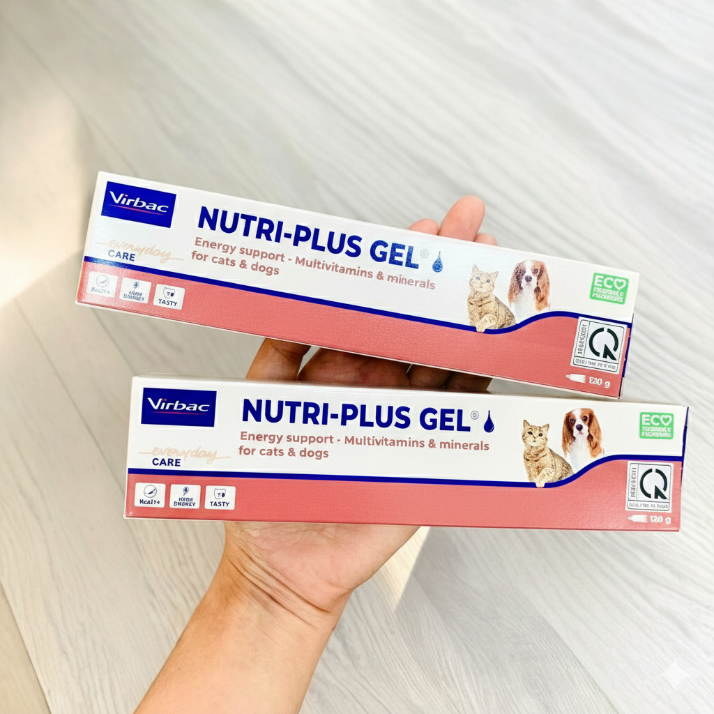 ( DATE XA 2027 ) Gel Dinh Dưỡng Virbac Nutri Plus Gel-Dinh dưỡng toàn diện cho thú cưng