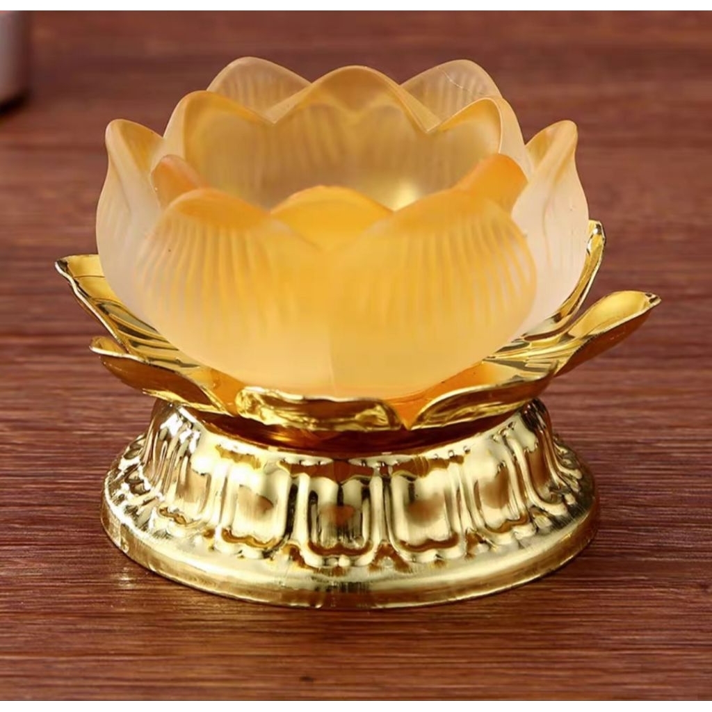 Chân nến HOA SEN ĐẾ ĐỒNG