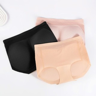 Combo 2 Quần Lót Độn Mông Nữ Su Sọc Gân Tăm Không Đường May, Quần Định Hình V3 Tăng 0,3cm King Shop N-2055
