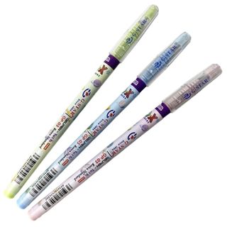 LEAFBOOK Bút Bi / Viết Gel Nước / Bút Gel Nước G-Star / Gstar GP-03 / GP03 Ngòi Bi 0.5mm Hình Khủng Long ( Mực Xanh, Tím