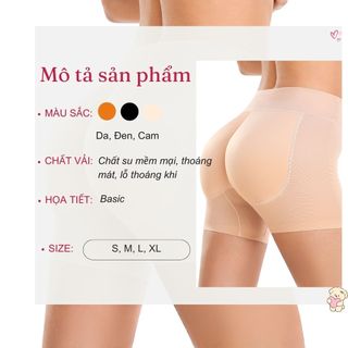 Quần độn mông su latex tự nhiên mềm mại co giãn thoải mái nâng đỡ mông căng tròn gợi cảm DEVARI 2323