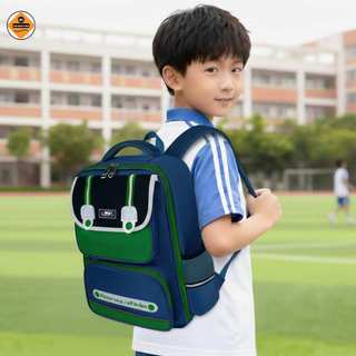 Balo Học Sinh Nam Đẹp Chống Gù TNBags Smart Green TN.B 3111 Siêu Nhẹ, Ngăn Chính Rộng Mở 180°!