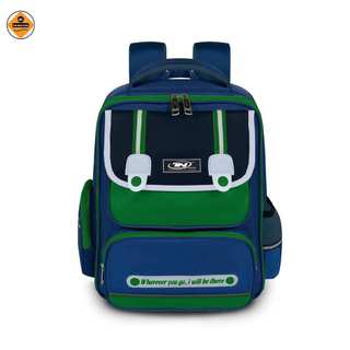 Balo Học Sinh Nam Đẹp Chống Gù TNBags Smart Green TN.B 3111 Siêu Nhẹ, Ngăn Chính Rộng Mở 180°!