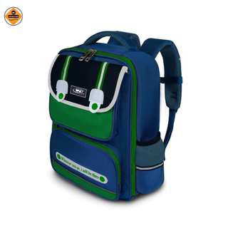 Balo Học Sinh Nam Đẹp Chống Gù TNBags Smart Green TN.B 3111 Siêu Nhẹ, Ngăn Chính Rộng Mở 180°!