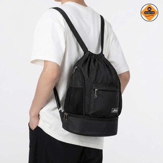 Balo Dây Rút Chống Nước Xbags Wisdom XB6004 Màu Đen Siêu Nhẹ, Cá Tính , Có Ngăn Đựng Giày Riêng!