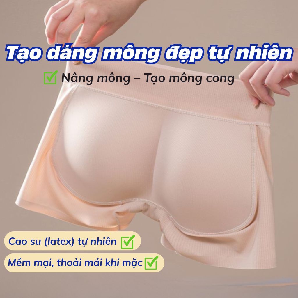Quần độn mông su đúc cao cấp lỗ thông hơi thoáng khí nâng đỡ v3 căng tròn tự nhiên SEXY LANIXA N2323