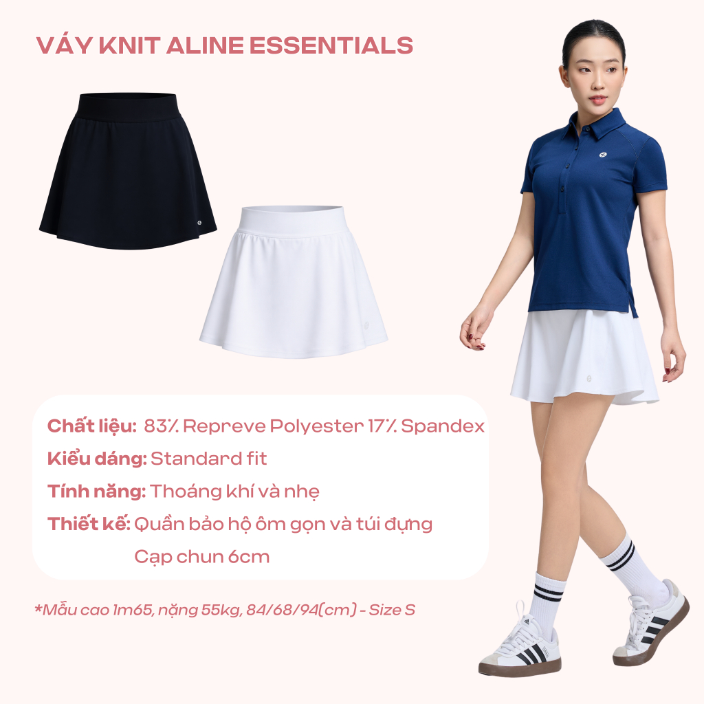 [MUA 2 GIẢM 10%] BST chân Váy thể thao đi chơi Pickleball Nữ mềm mại thoải mái từng cử động Coolmate