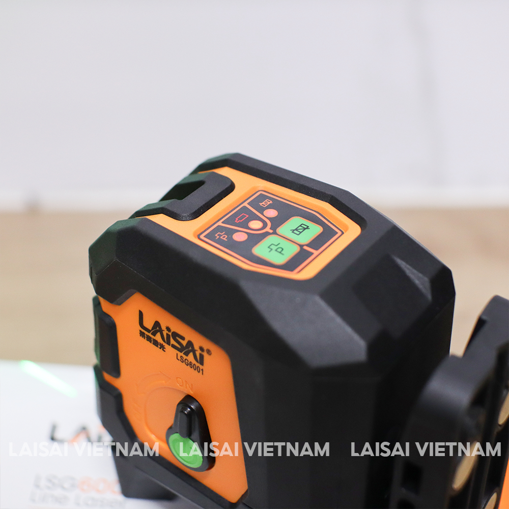 Máy Cân Bằng Laser LAISAI LSG6001 – Tia Xanh 2 Tia | Góc Quét 130°, sạc 2000mAh Bảo hành 12 tháng